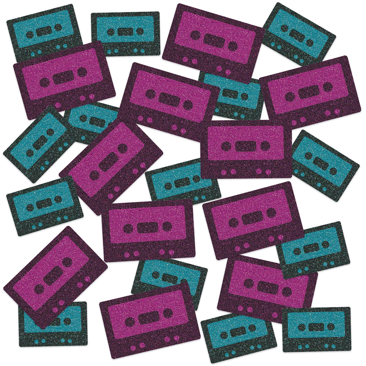 Beistle 1oz. Cassette Tape Deluxe Sparkle Confetti